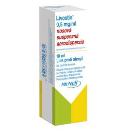 LIVOSTIN® 0,5 mg/ml, nosový suspenzný sprej