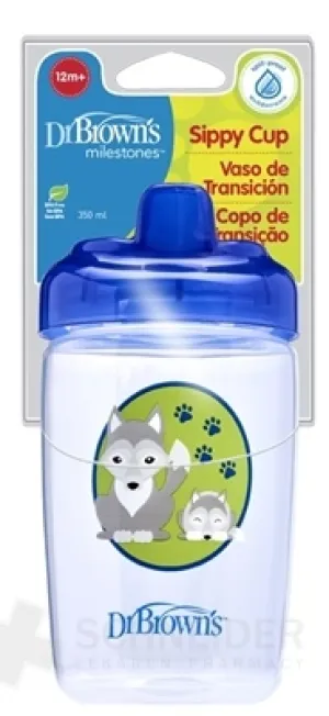 Dr.BROWN´S HRNČEK S TVRDÝM NÁUSTKOM 350 ml