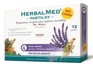 HERBALMED PASTILKY BEZ CUKRU - Dr.Weiss