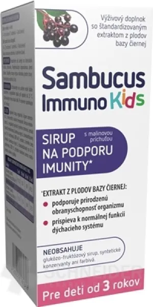 Sambucus Immuno kids sirup 120 ml