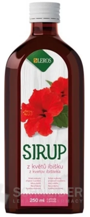 LEROS SIRUP z kvetov ibišteka