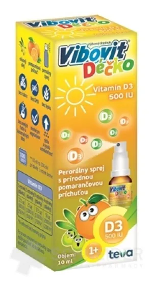 Vibovit Déčko Vitamín D3 500 IU