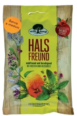 Willi dungl HALS FREUND - Šalvia s medom