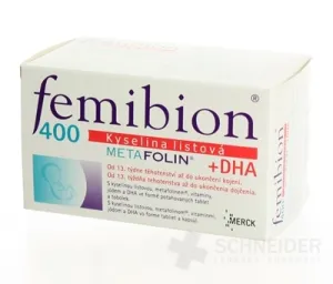 FEMIBION 2 Kyselina listová a METAFOLIN +DHA