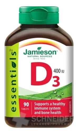 JAMIESON VITAMÍN D3 400 IU