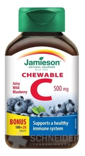 JAMIESON VITAMÍN C 500 mg čučoriedka