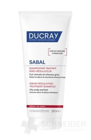 DUCRAY SABAL Ošetrujúci Šampón