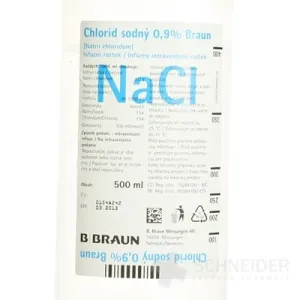 Chlorid sodný B. Braun 0,9 % infúzny roztok