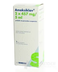 AMOKSIKLAV 2x457 mg/5 ml