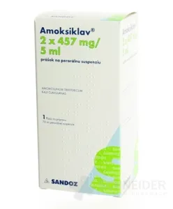 AMOKSIKLAV 2x457 mg/5 ml