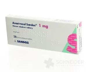 Anastrozol Sandoz 1 mg filmom obalené tablety