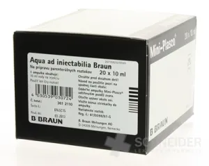 Aqua pro injectione Braun