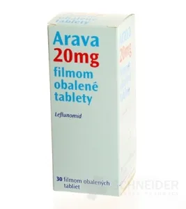 Arava 20 mg filmom obalené tablety