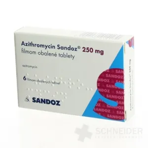 Azithromycin Sandoz 250 mg filmom obalené tablety