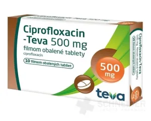 Ciprofloxacin-Teva 500 mg filmom obalené tablety