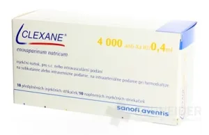 CLEXANE 4000 IU (40 mg)/0,4 ml