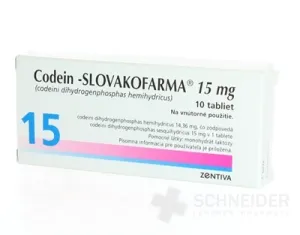 Codein-SLOVAKOFARMA 15 mg