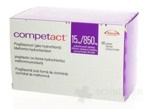 Competact 15 mg/850 mg filmom obalené tablety