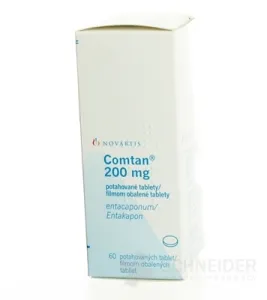 Comtan 200 mg filmom obalené tablety