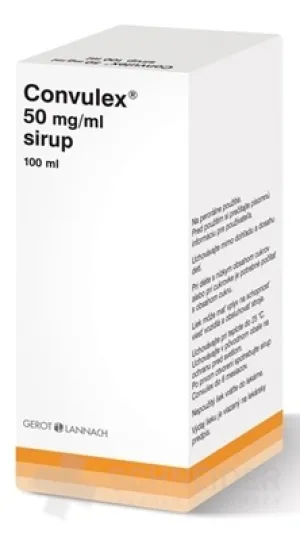 Convulex 50 mg/ml sirup