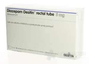 Diazepam Desitin rectal tube 5 mg