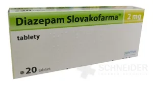 Diazepam Slovakofarma 2 mg