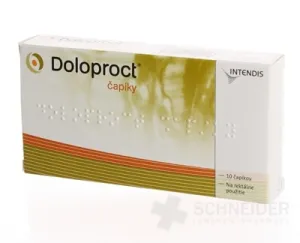 Doloproct 1 mg+40 mg čapíky
