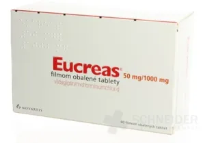 Eucreas 50 mg/1000 mg filmom obalené tablety
