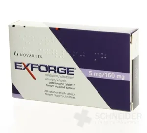 Exforge 5 mg/160 mg filmom obalené tablety