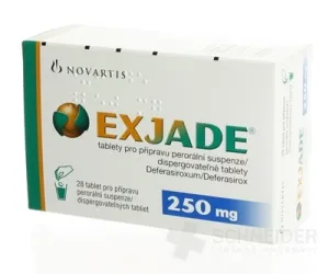 EXJADE 250 mg dispergovateľné tablety