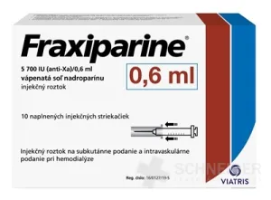Fraxiparine 5 700 IU (anti Xa)/0,6 ml