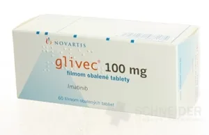 GLIVEC 100 mg filmom obalené tablety