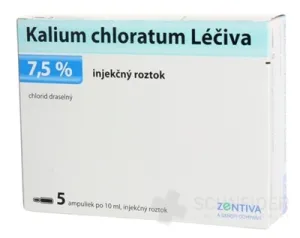 Kalium chloratum Léčiva 7,5 %