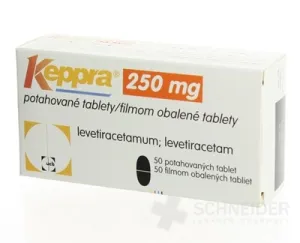 Keppra 250 mg filmom obalené tablety
