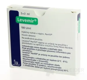 Levemir Penfill 100 jednotiek/ml