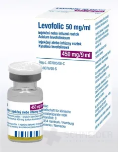 Levofolic 50 mg/ml injekčný alebo infúzny roztok