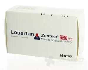 Losartan Zentiva 100 mg filmom obalené tablety