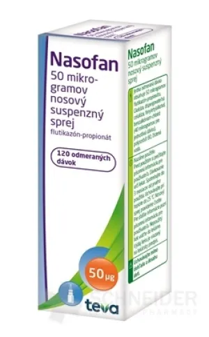 Nasofan 50 µg nosový suspenzný sprej