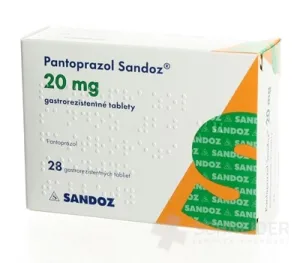 Pantoprazol Sandoz 20 mg gastrorezistentné tablety