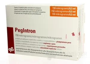 PEGINTRON 150 mikrogramov prášok a rozp. v pere