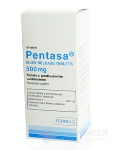 Pentasa Slow release tablets 500 mg