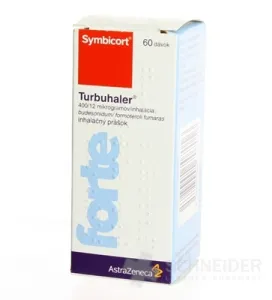 Symbicort Turbuhaler forte 400/12 mikrogramov