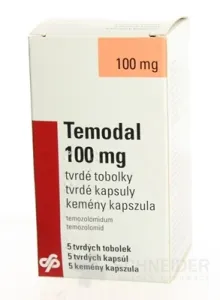 Temodal 100 mg tvrdé kapsuly