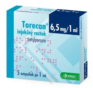 Torecan injekčný roztok 6,5 mg/1 ml