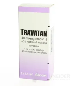 TRAVATAN 40 mikrogramov/ml očné roztokové kvapky