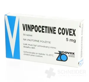 VINPOCETINE COVEX 5 mg