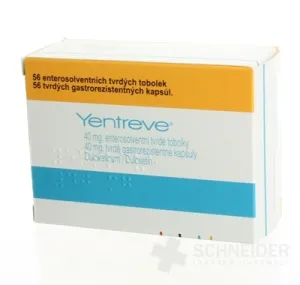 YENTREVE 40 mg tvrdé gastrorezistentné kapsuly