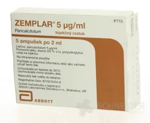 Zemplar 5 mikrogramov/ml injekčný roztok