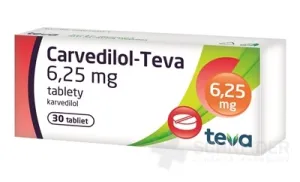 Carvedilol-Teva 6,25 mg