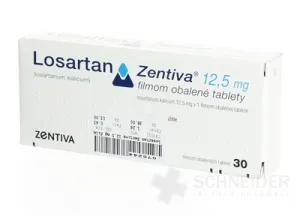 Losartan Zentiva 12,5 mg filmom obalené tablety